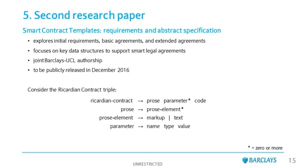 2nd R3 Smart Contract Templates  Summit (All Slides) - Page 16