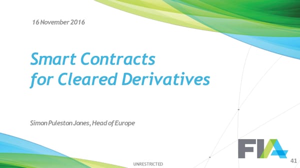 2nd R3 Smart Contract Templates  Summit (All Slides) - Page 42