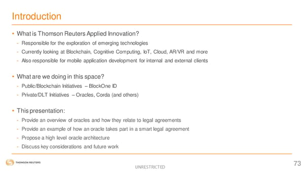 2nd R3 Smart Contract Templates  Summit (All Slides) - Page 74