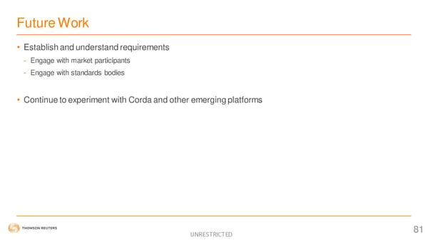 2nd R3 Smart Contract Templates  Summit (All Slides) - Page 82