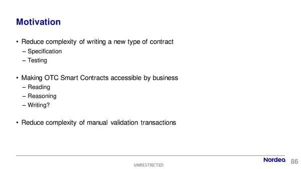 2nd R3 Smart Contract Templates  Summit (All Slides) - Page 87