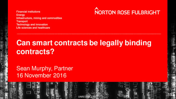 2nd R3 Smart Contract Templates  Summit (All Slides) - Page 154