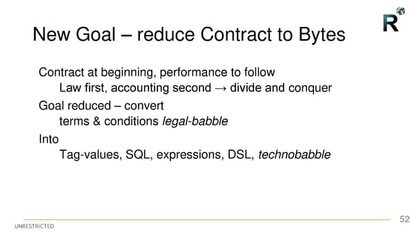 First R3 Smart Contract Templates Summit (All Slides) - Page 52