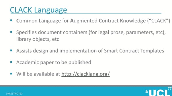 First R3 Smart Contract Templates Summit (All Slides) - Page 77